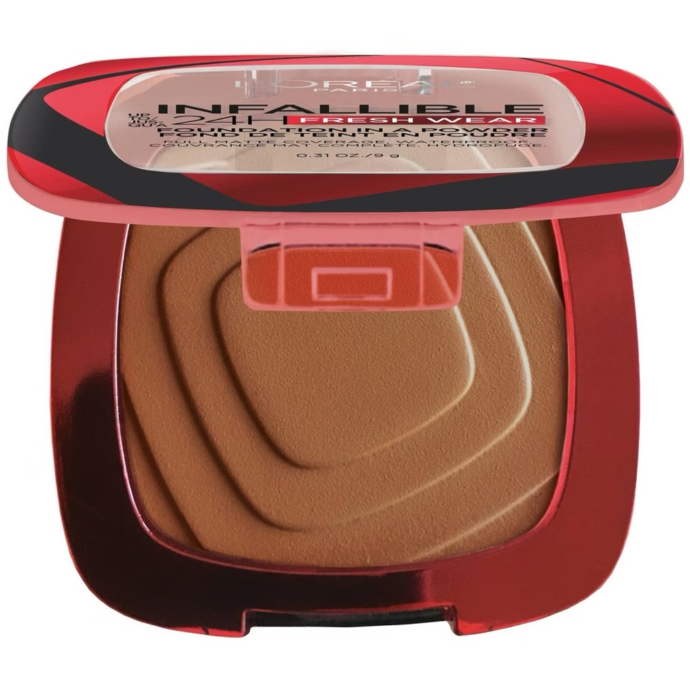 L'Oréal Infallible 24H Fresh Wear Foundation In A Powder - 365 Copper, NEW - Picture 7 of 10